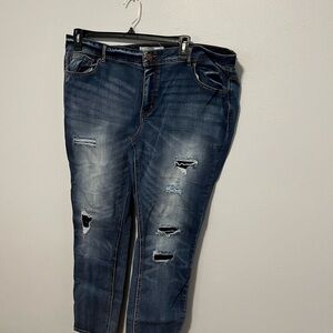 Cato Blue Straight Leg Jeans Classic Style